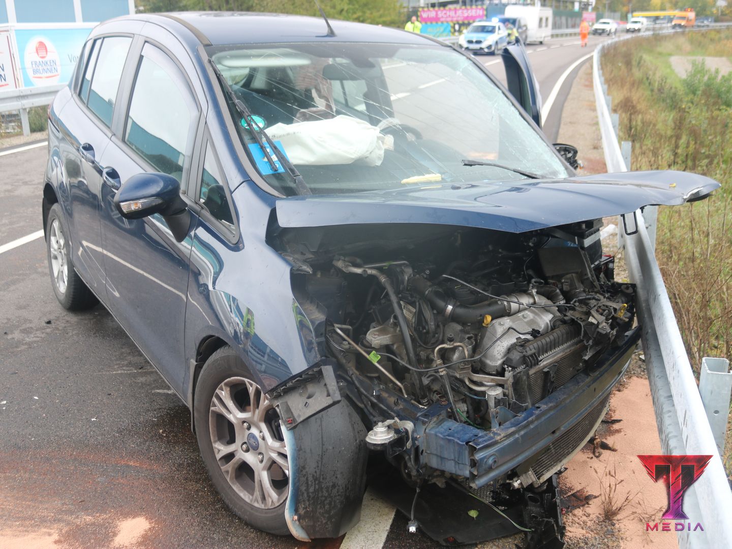 Unfall auf der B470 bei Diespeck